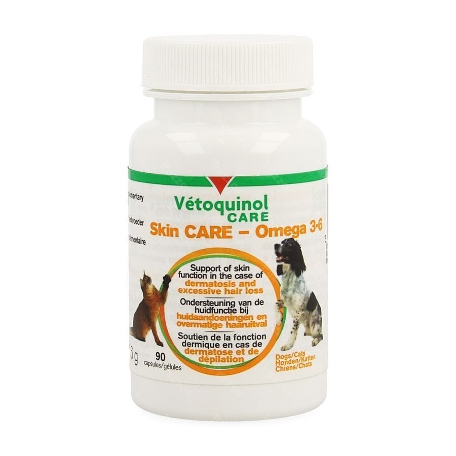 Vetoquinol Care Omega 3-6 Skin Care Caps 90