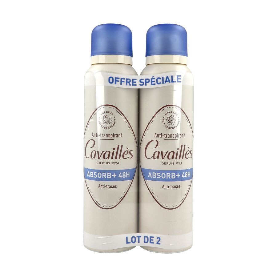 Roge Cavailles Deo Spray Invisible Duo 2x150ml