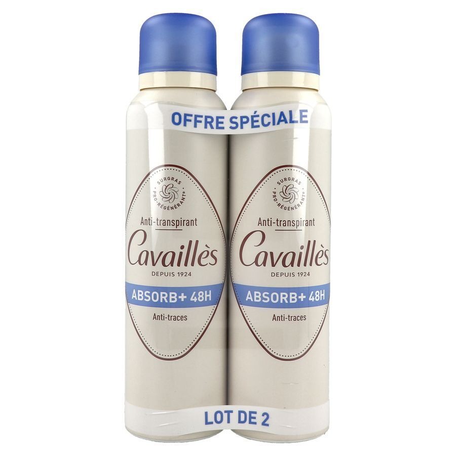 Roge Cavailles Deo Spray Invisible Duo 2x150ml
