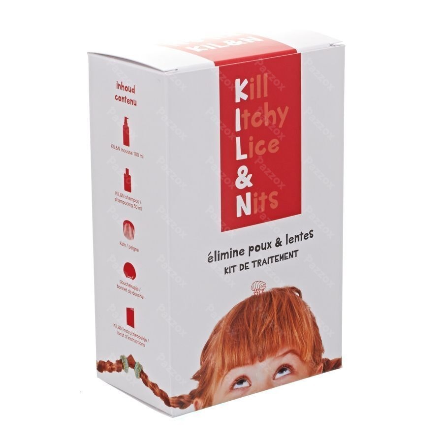 Kil&n Mousse Kit A/poux-lentes 100ml