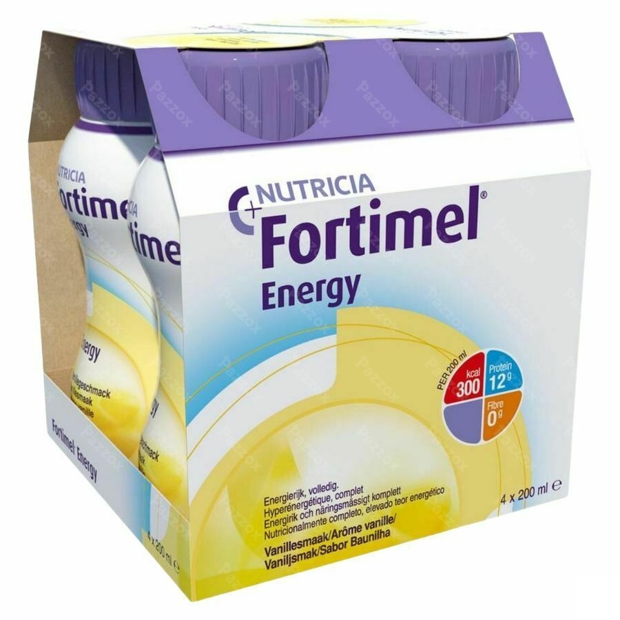 Fortimel Energy Banane Bouteilles 4x200ml