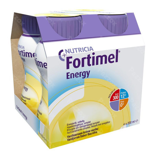 Fortimel Energy Vanille Bouteilles 4x200ml