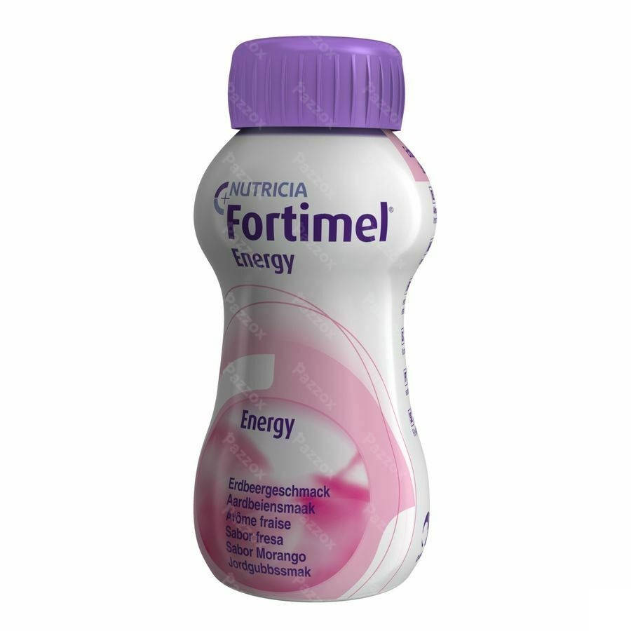 Fortimel Energy Fraise Bouteilles 4x200ml