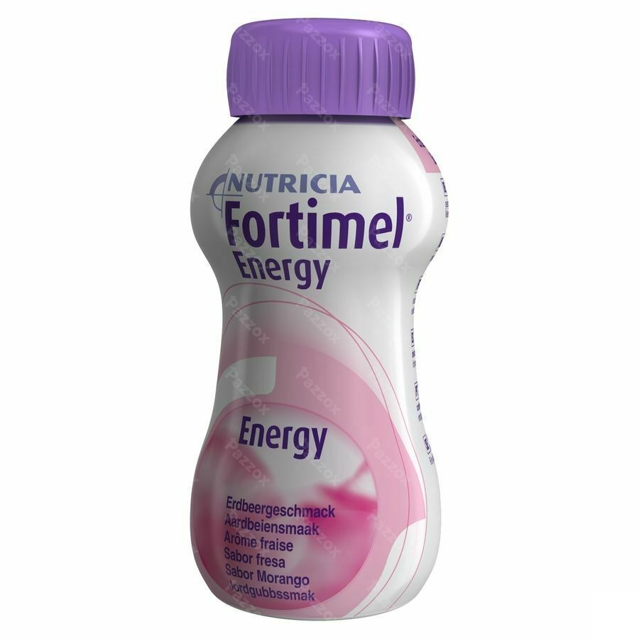 Fortimel Energy Fraise Bouteilles 4x200ml