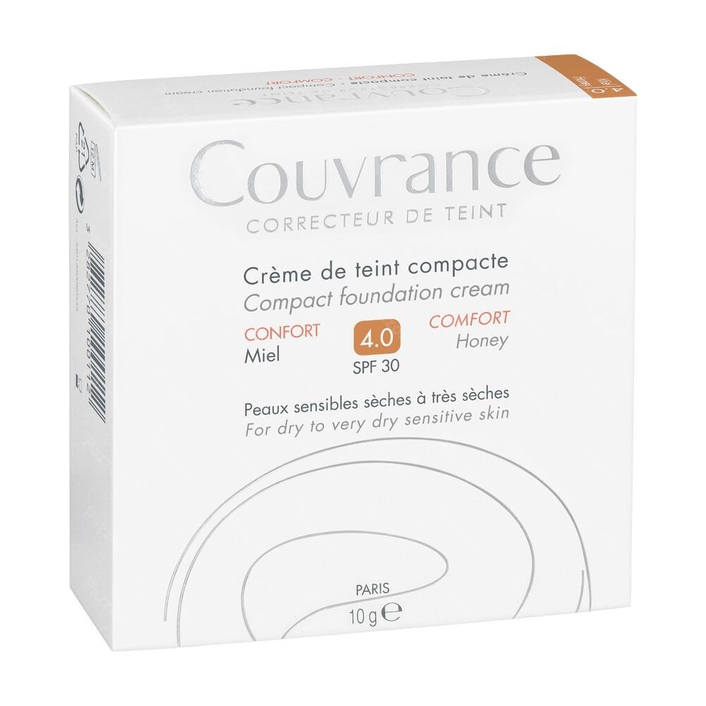 Avène Couvrance Crème Teinté Compact Comfort 4 Miel 10g