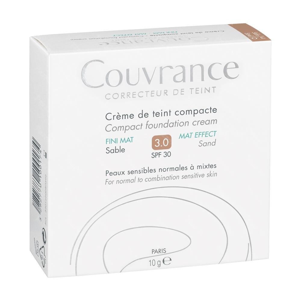 Avène Couvrance Crème Teinté Compact Oil Free 03 Sable 10g