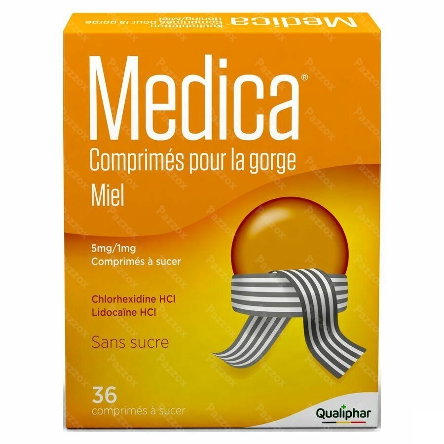 Medica Comprimes Gorge Miel Comp A Sucer 36