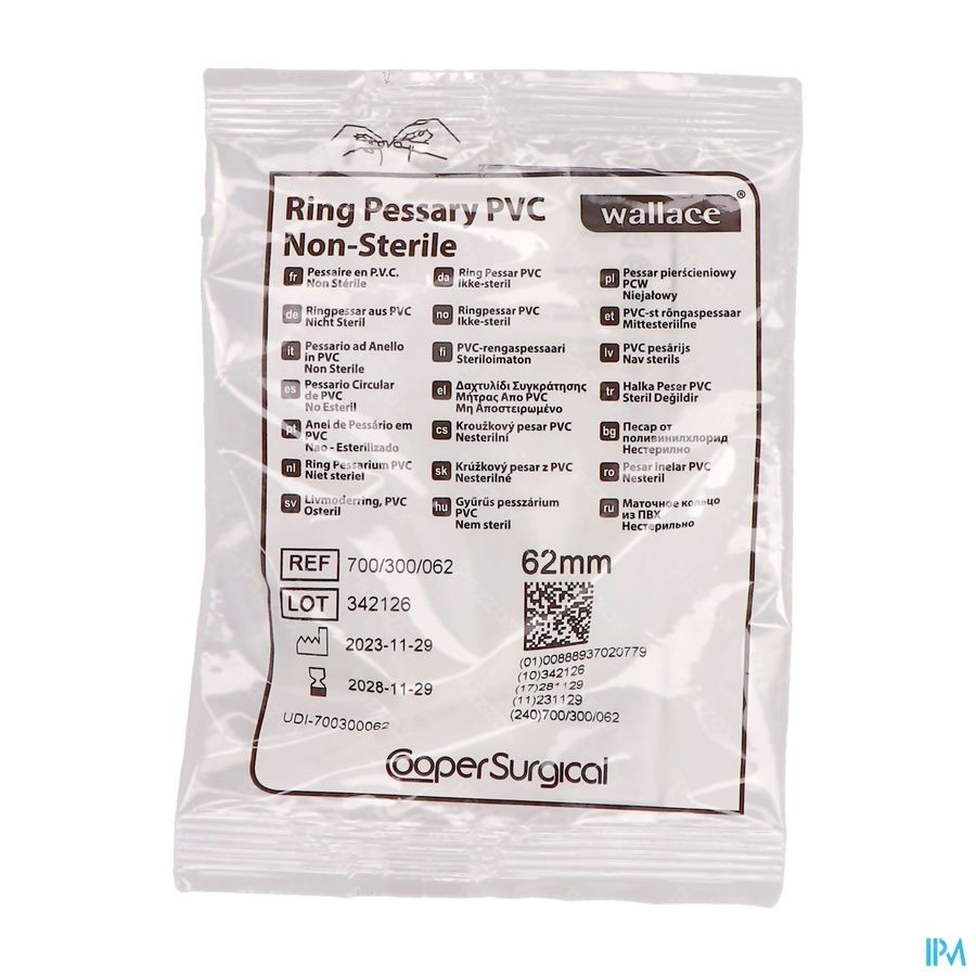 Portex Pessaire Vinyl 62mm 1