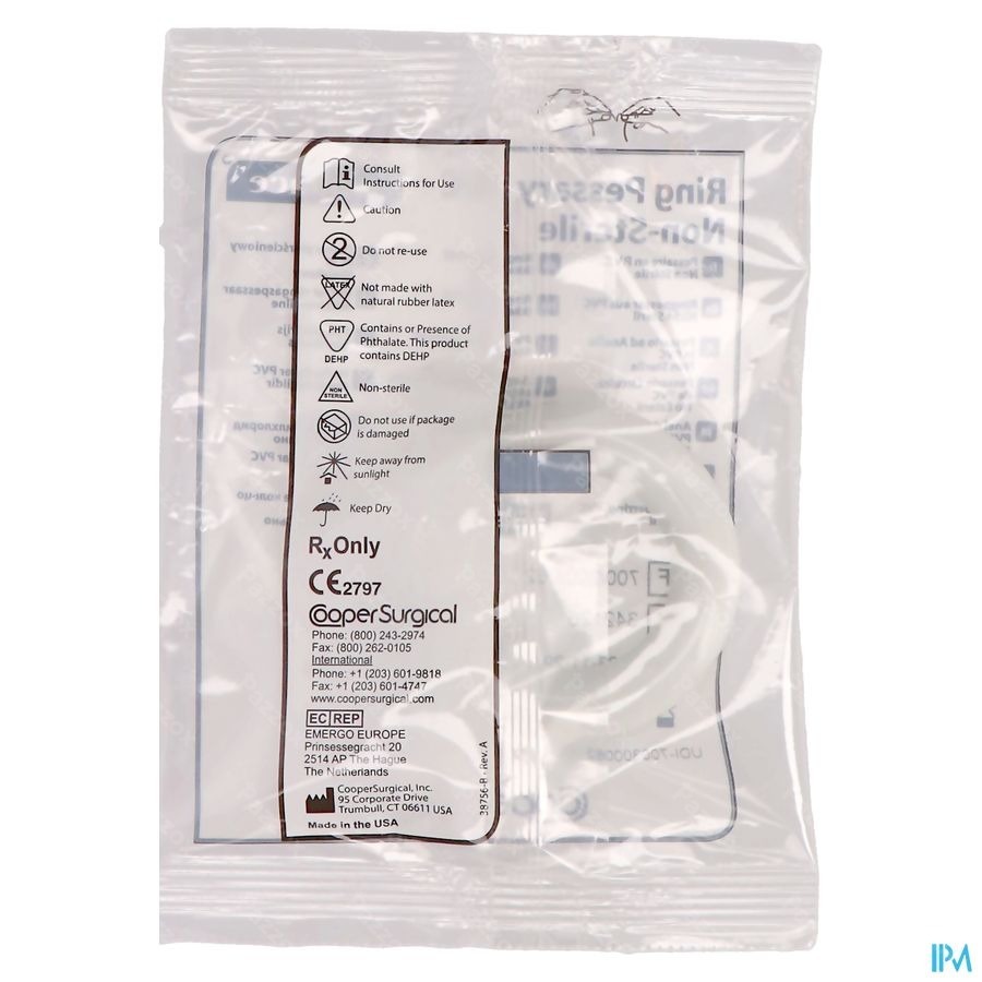 Portex Pessaire Vinyl 62mm 1