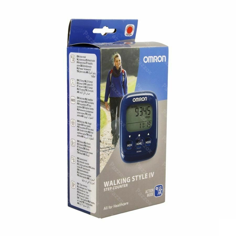 Omron Walking Style Iv Podometre Bleu
