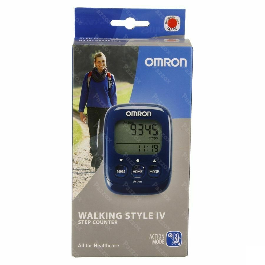 Omron Walking Style Iv Podometre Bleu