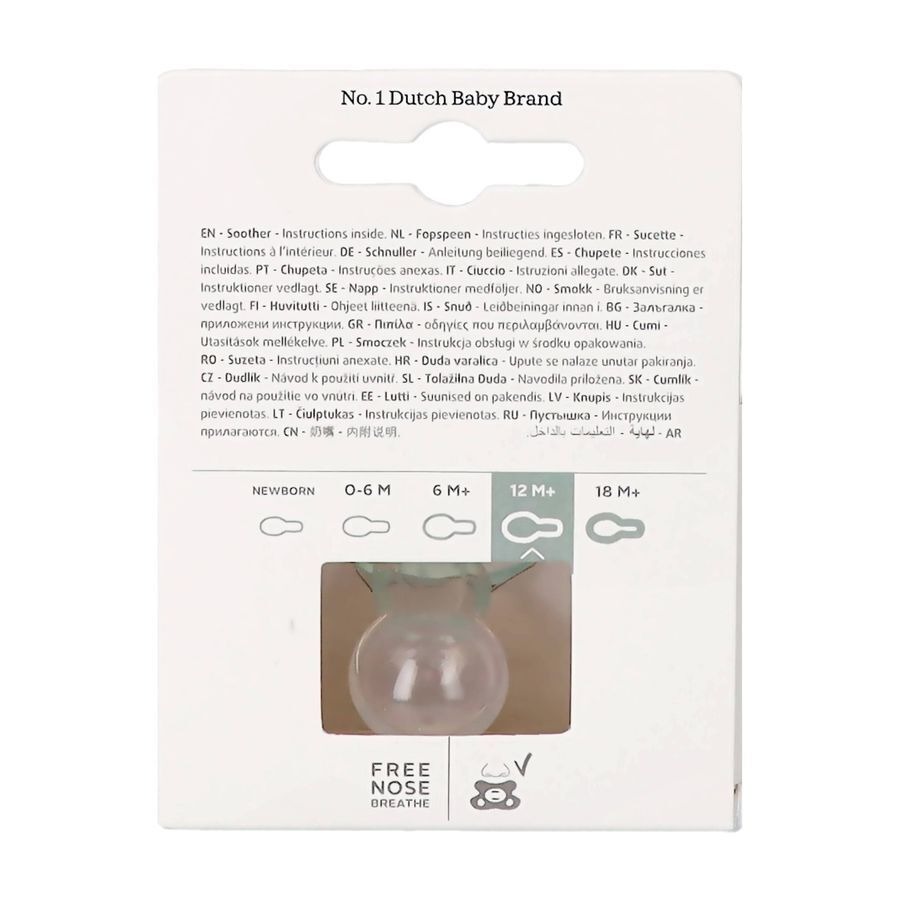 Difrax Sucette Natural 0-6 Mois Pure Ice