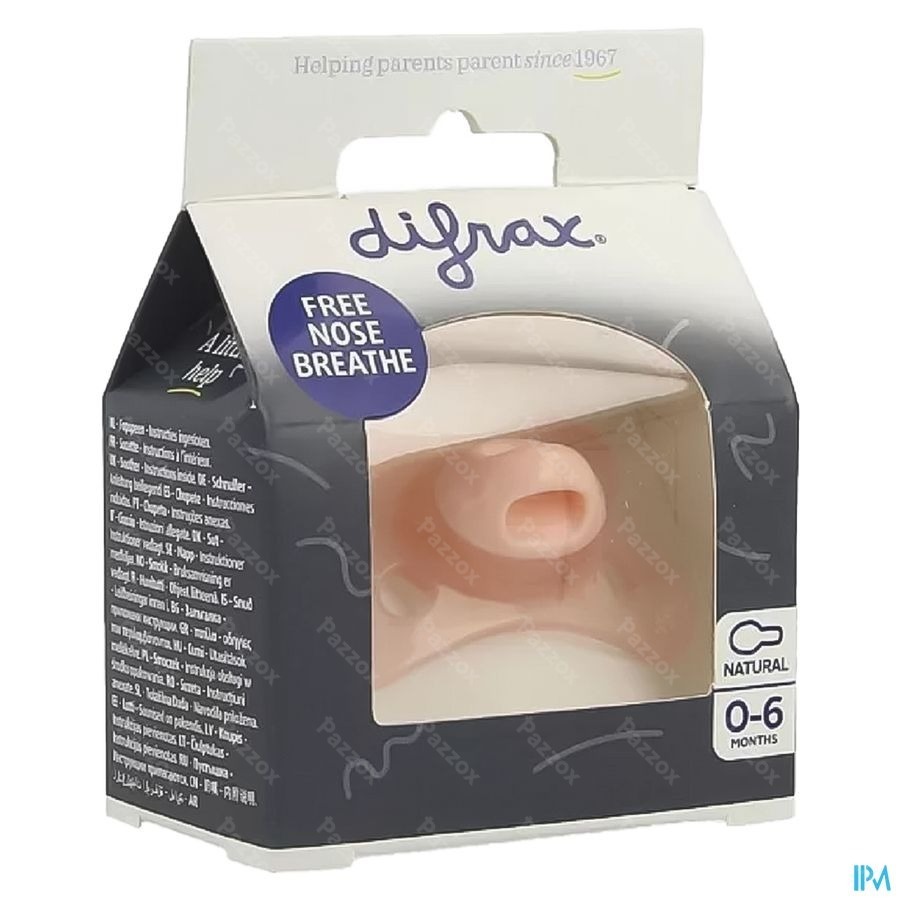 Difrax Sucette Natural 0-6m Special Edition
