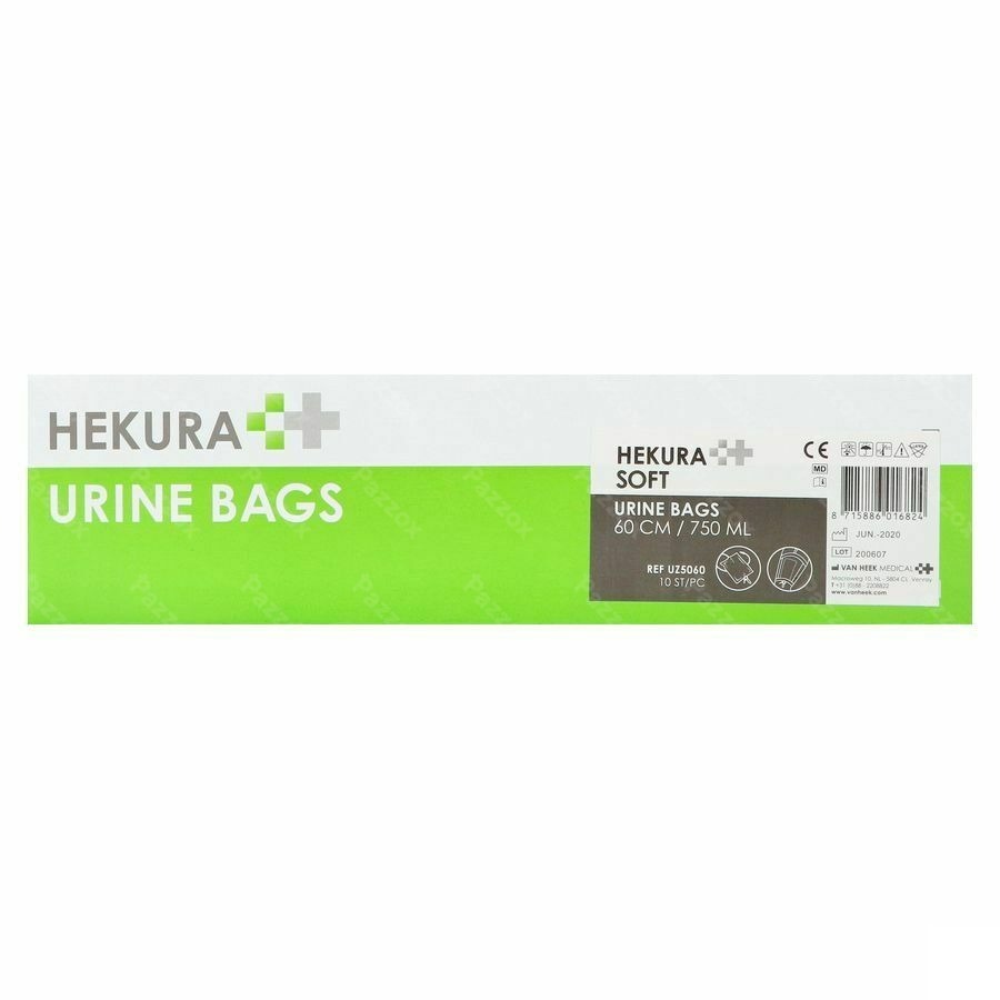 Hekura Soft Poche Urine 750ml 60cm+rob. 10 Uz5060