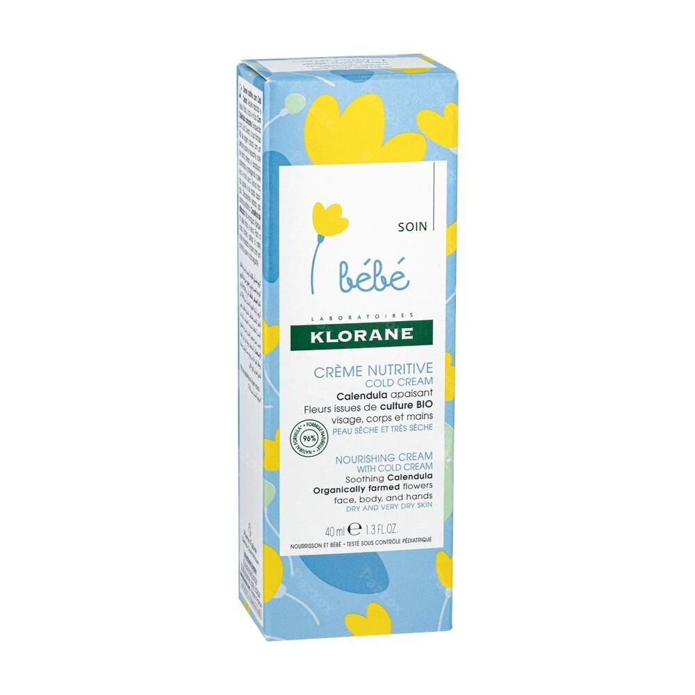 Klorane B&eacute;b&eacute; Creme Nutritive Cold Cream Tube 40ml