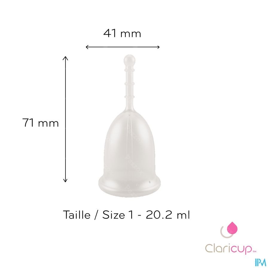 Claricup Coupelle Menstruelle Taille 1