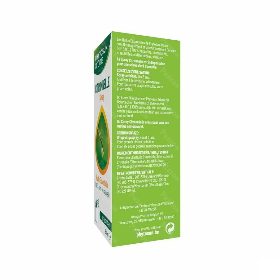 Phytosun Citronella Huile Vapo 50ml