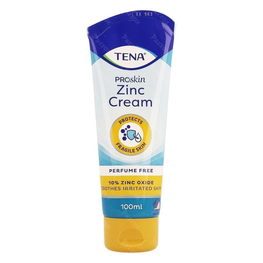 Tena Zinc Cream Nf Tube 100ml 4294