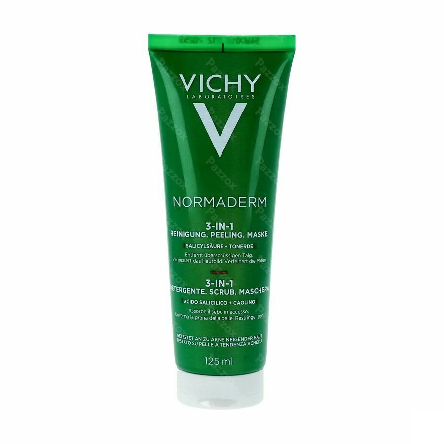 Vichy Normaderm Gel Nettoyant 3en1 125ml