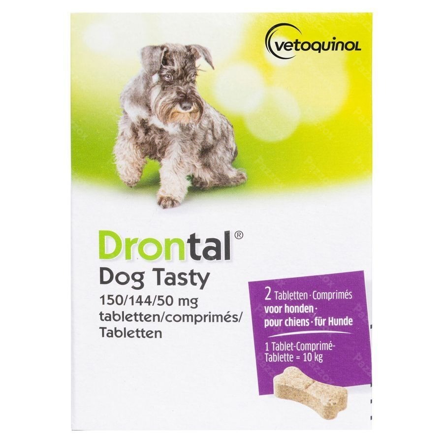 Drontal Tasty Bone 150/144/5mg 10kg Dog Comp 2