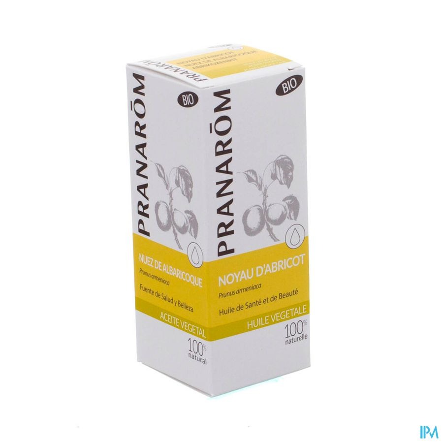 Pranarôm Huile Vegetale Noyau Abricot Bio 50ml