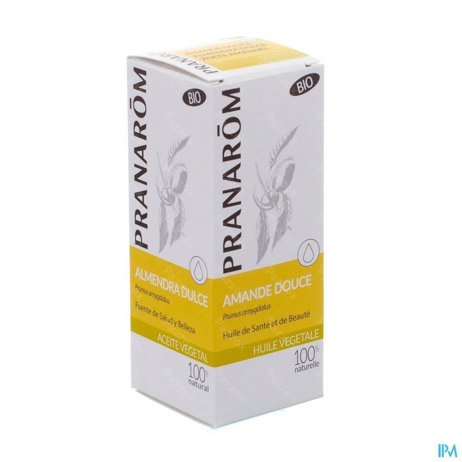 Pranarôm Huile Vegetale Amande Douce Bio 50ml