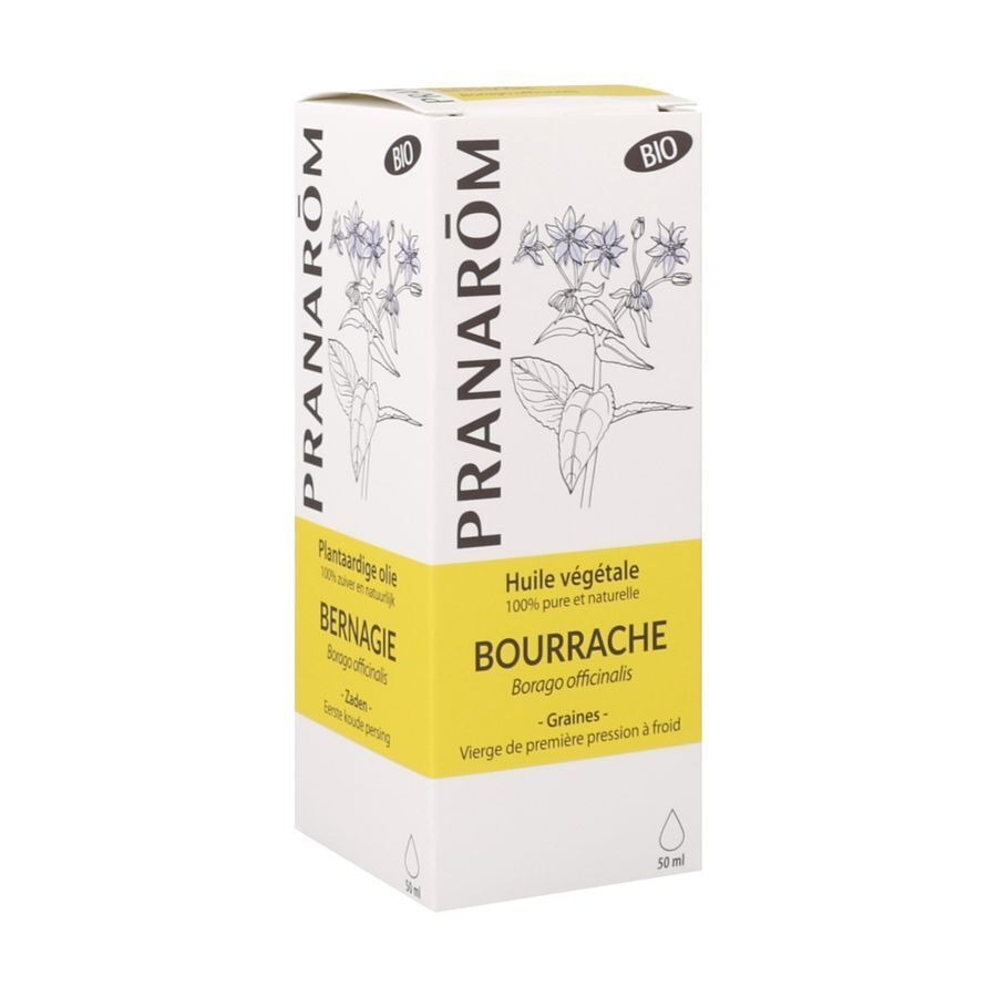 Pranarôm Huile Vegetale Bourrache Bio 50ml