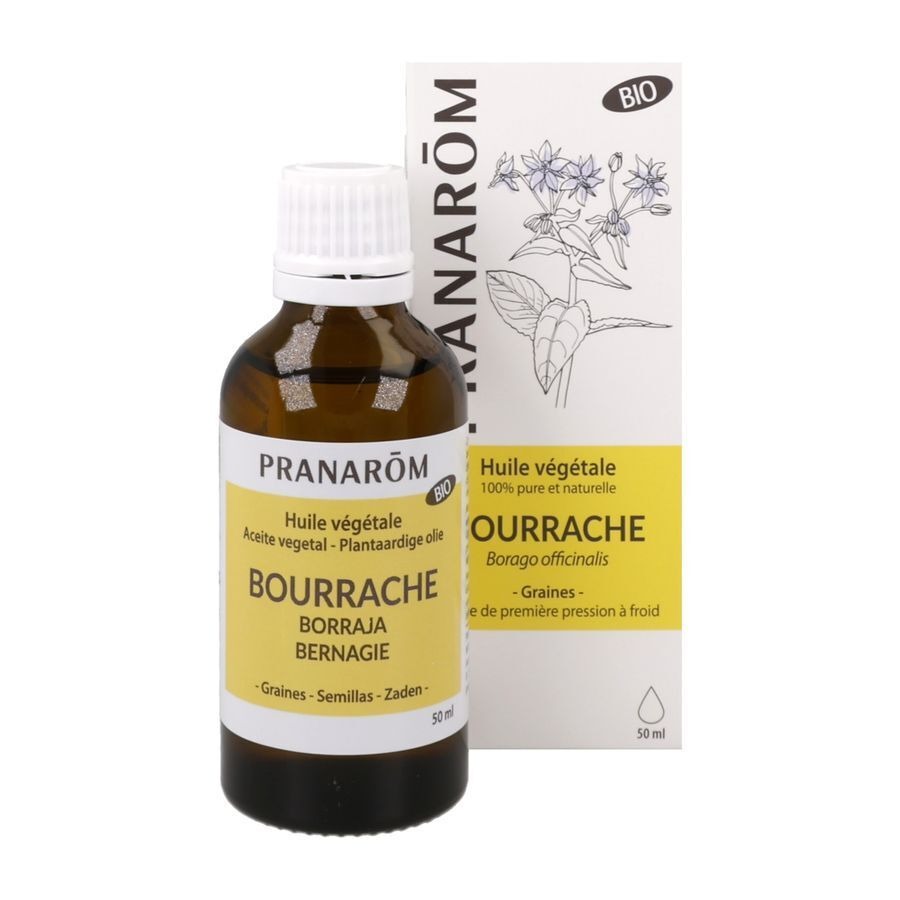 Pranarôm Huile Vegetale Bourrache Bio 50ml