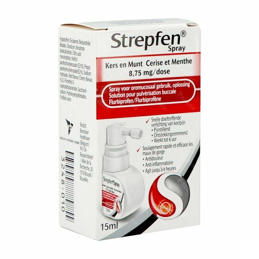 Strepfen 8,75mg Spray Sol Pulv Buccale 15ml