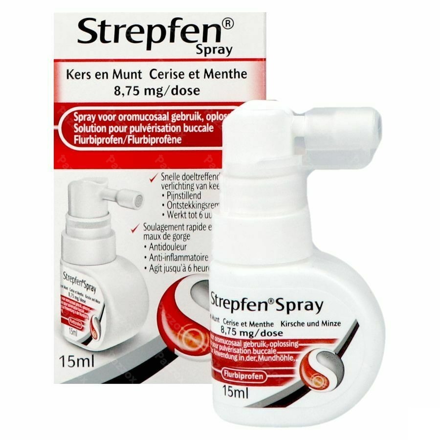 Strepfen 8,75mg Spray Sol Pulv Buccale 15ml