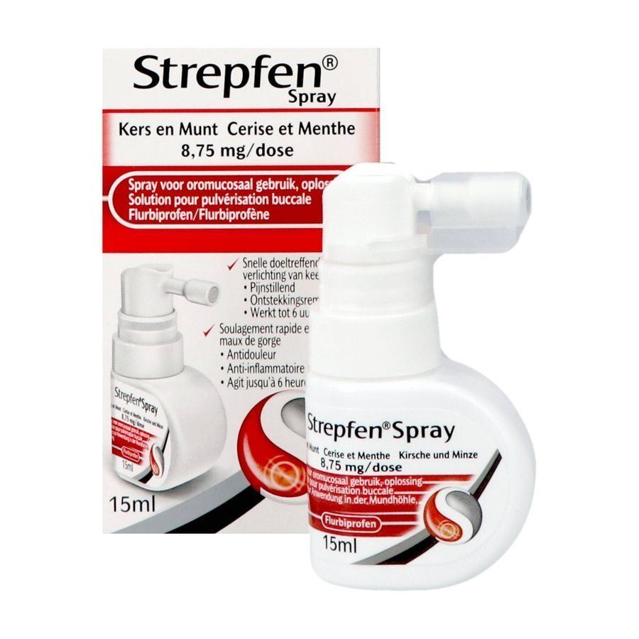 Strepfen 8,75mg Spray Sol Pulv Buccale 15ml