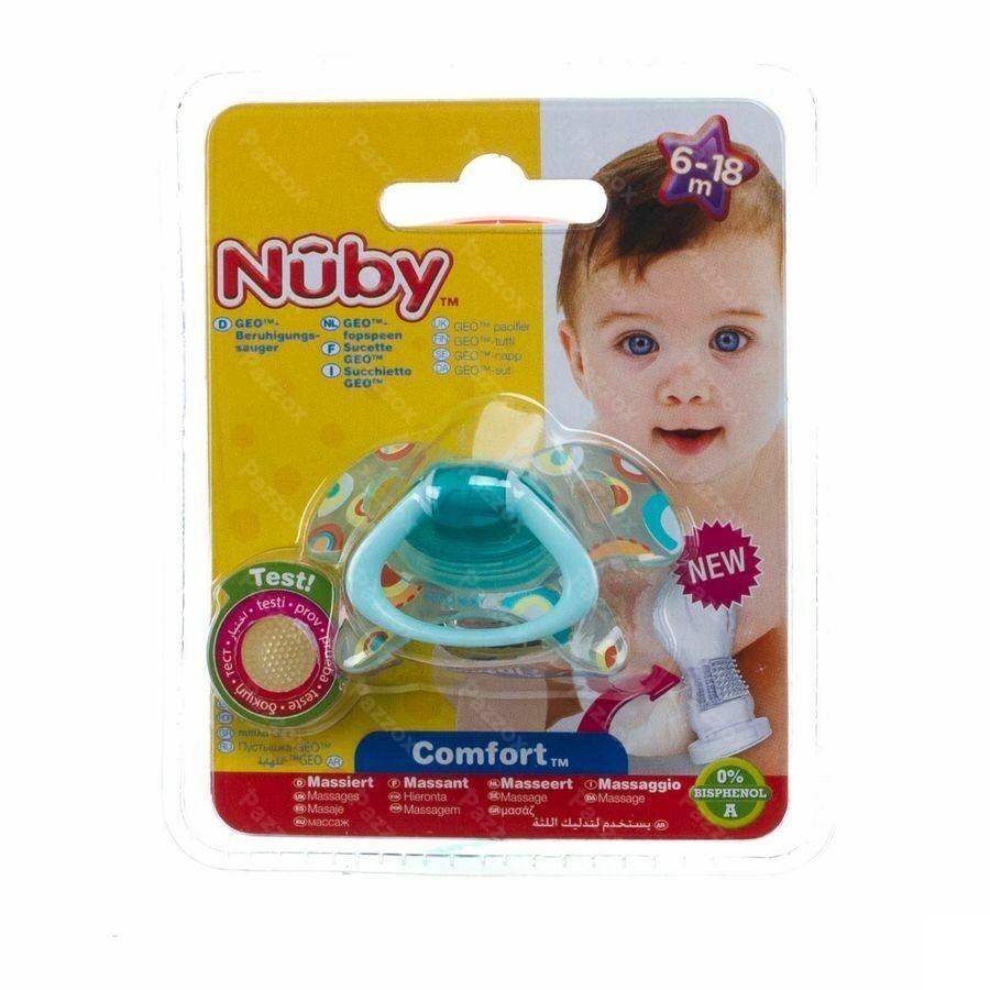 Nûby Sucette Orthodontique Geo™ – 6-18m  