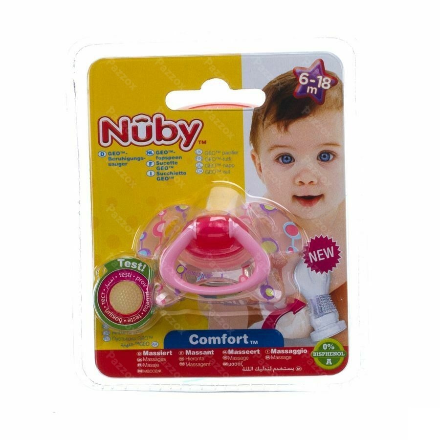 Nûby Sucette Orthodontique Geo™ – 6-18m  