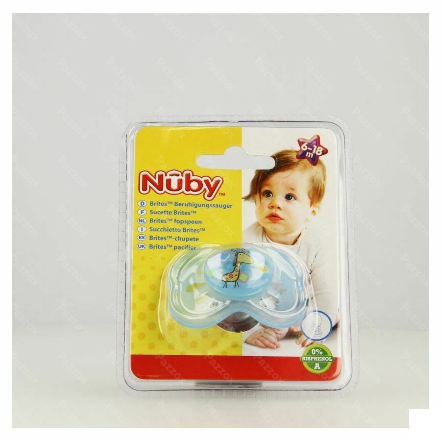 Nûby Sucette ovale Pastels™ – 6-18m 