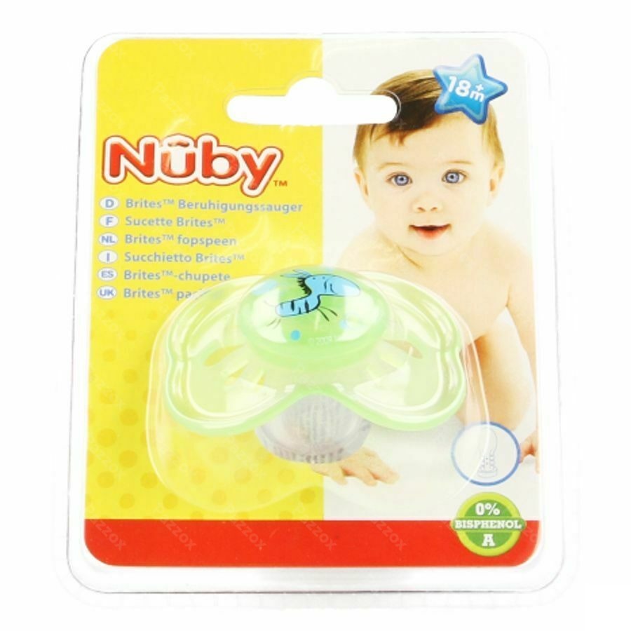 Nûby Sucette ovale Pastels™ – 18m+