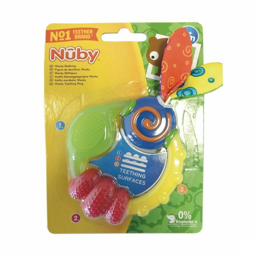 Nûby Anneau de dentition Wacky™ - 3m+ 