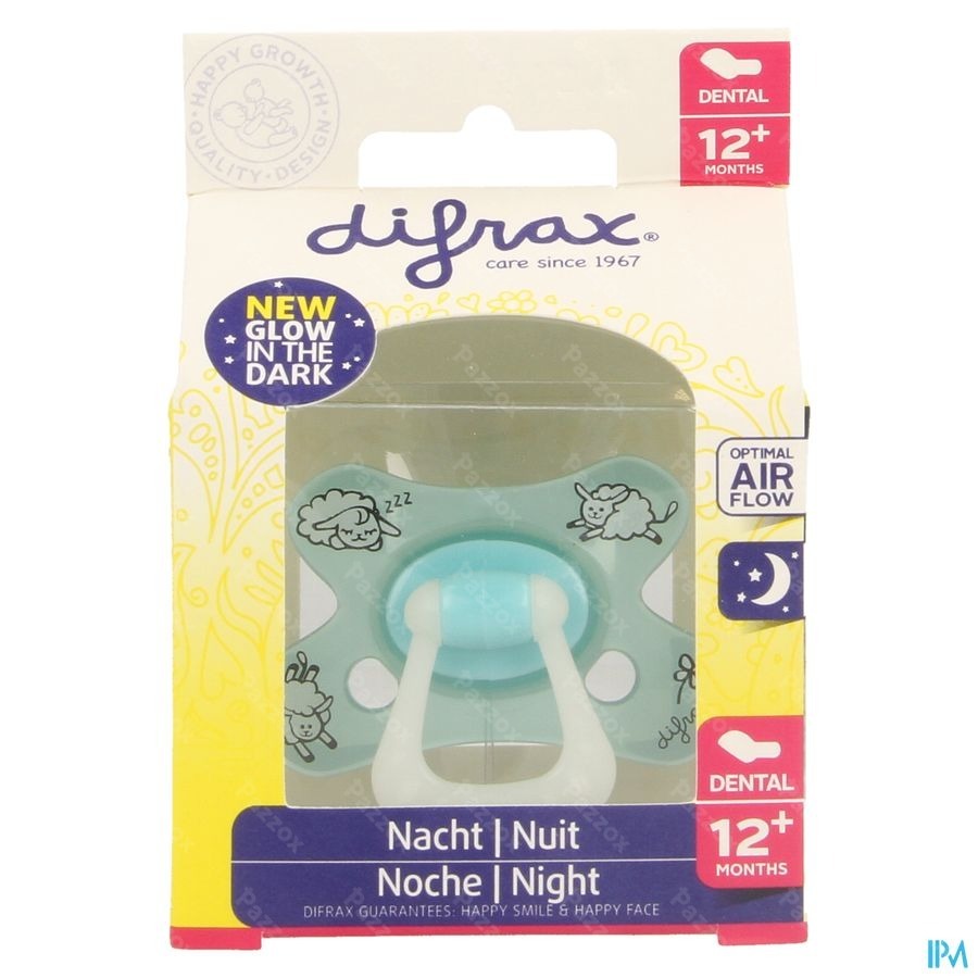 Difrax Sucette Dental +12m Nuit