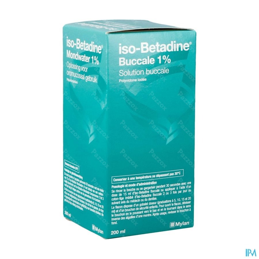 Iso-Betadine 1% Solution Buccale 200ml