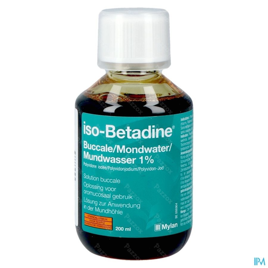 Iso-Betadine 1% Solution Buccale 200ml