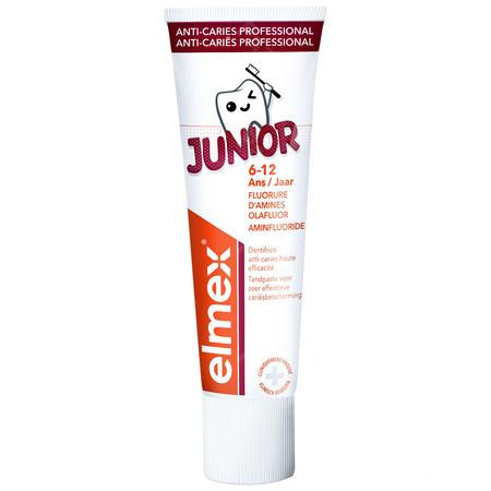 Dentifrice Elmex Anti-caries Professional Junior 6-12 Tube 75ml