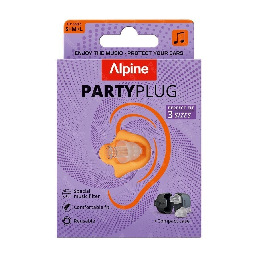Alpine PartyPlug 1 Paire Bouchon Oreille 