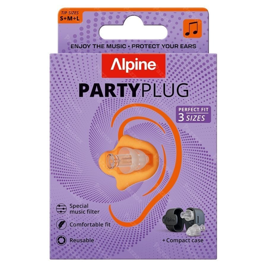 Alpine PartyPlug 1 Paire Bouchon Oreille 