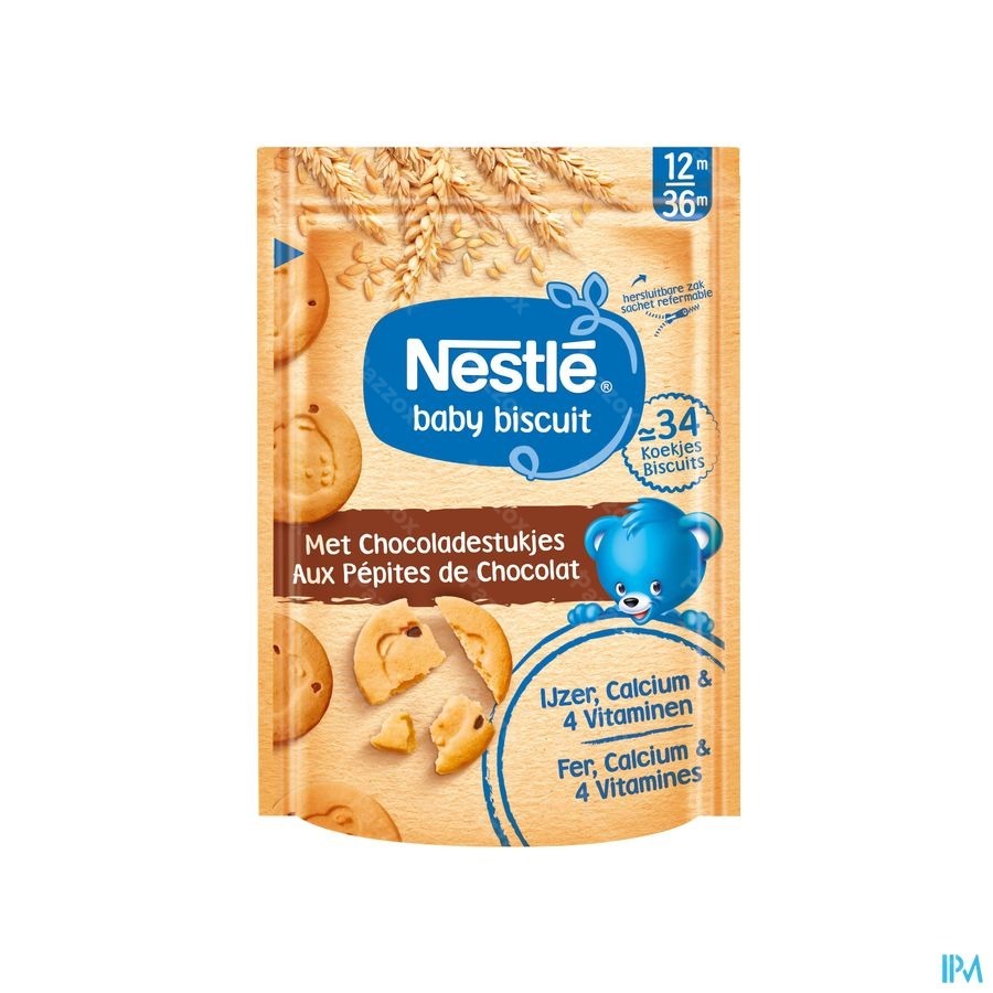 Nestle Baby Biscuit Pépites de Chocolat Bébé 12+ Mois 150g - Pazzox