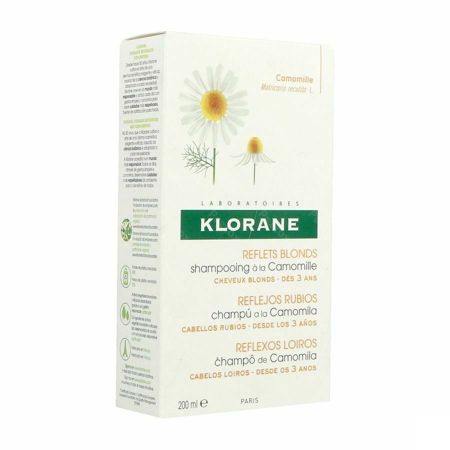 Klorane Capil. Sh Camomille Nf Fl 200ml
