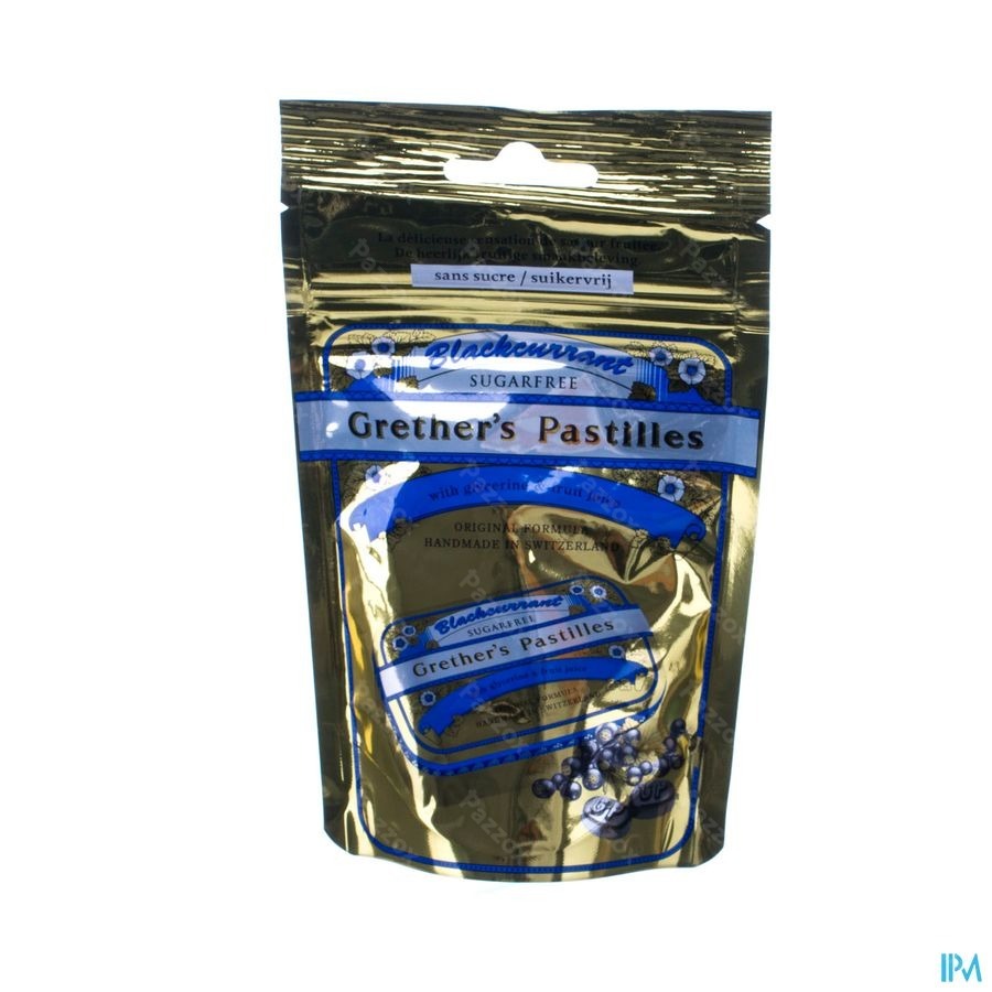 Grether's Pastilles Blackcurrant Ss Refill 100g