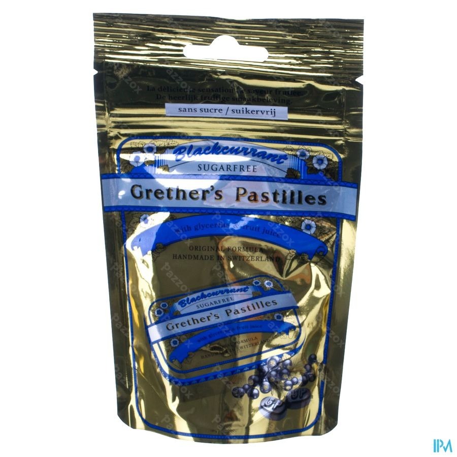 Grether's Pastilles Blackcurrant Ss Refill 100g