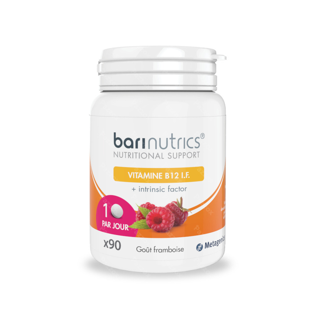 Barinutrics Vitamine B12 If Framboise Comp Croq 90