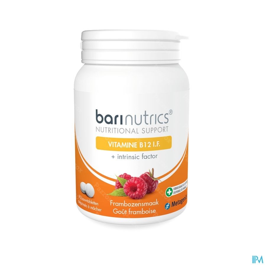 Barinutrics Vitamine B12 If Framboise Comp Croq 90