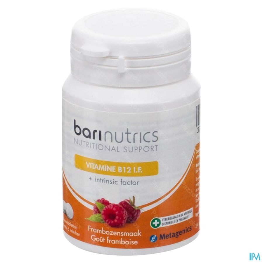 Barinutrics Vitamine B12 If Framboise Comp Croq 90