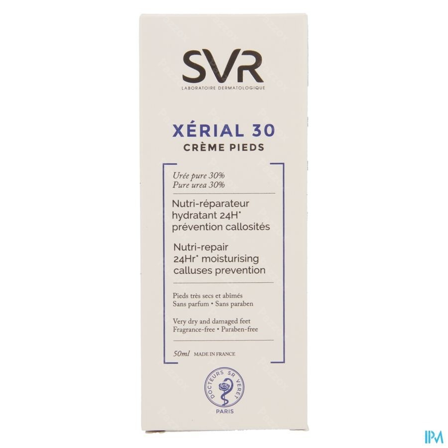 SVR Xérial Crème Pieds 50ml